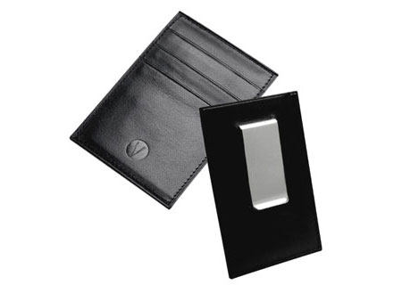 money clip credit card. Leather Credit Card Holder and